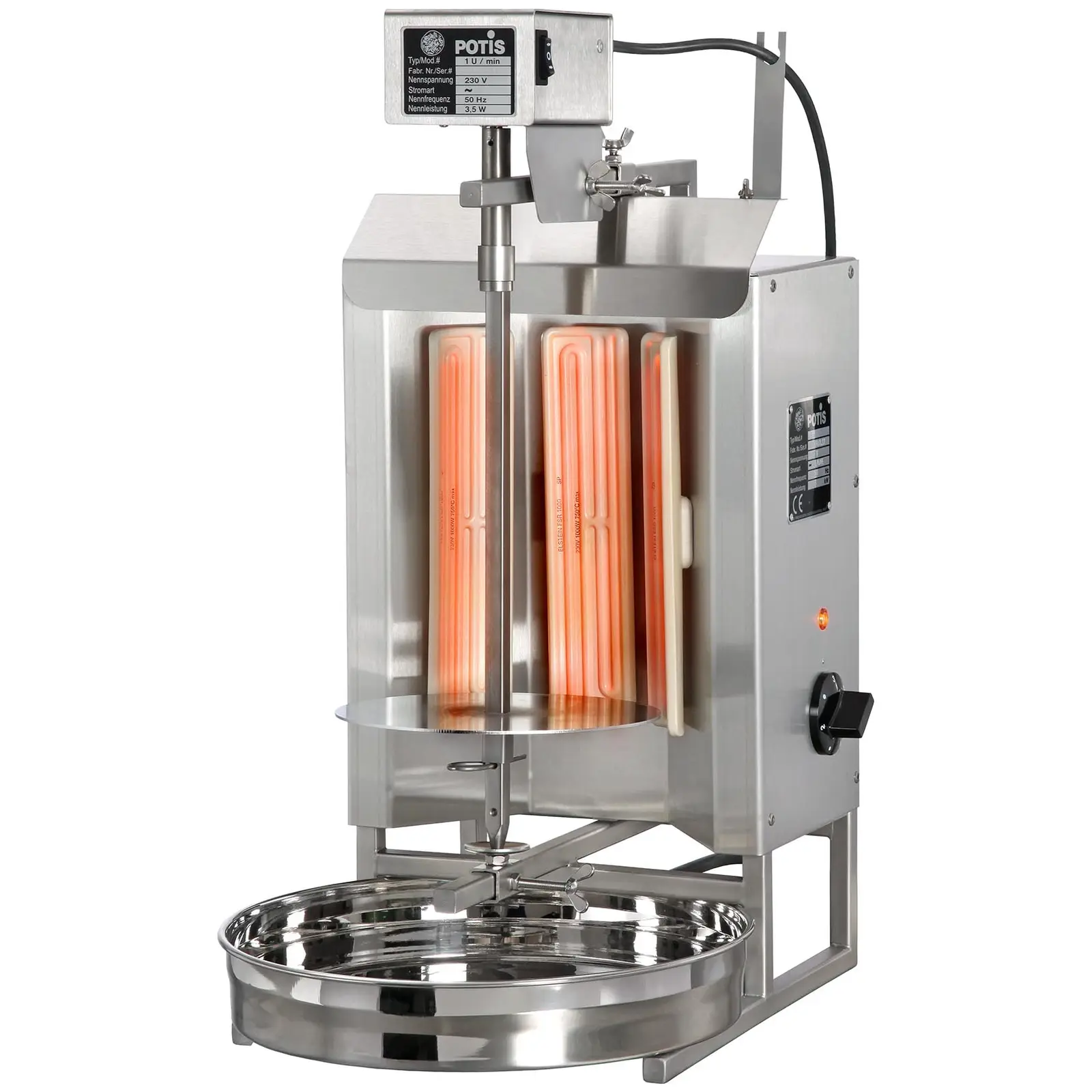 Factory second Kebab Grill - 3000 W - up to 7 kg of meat