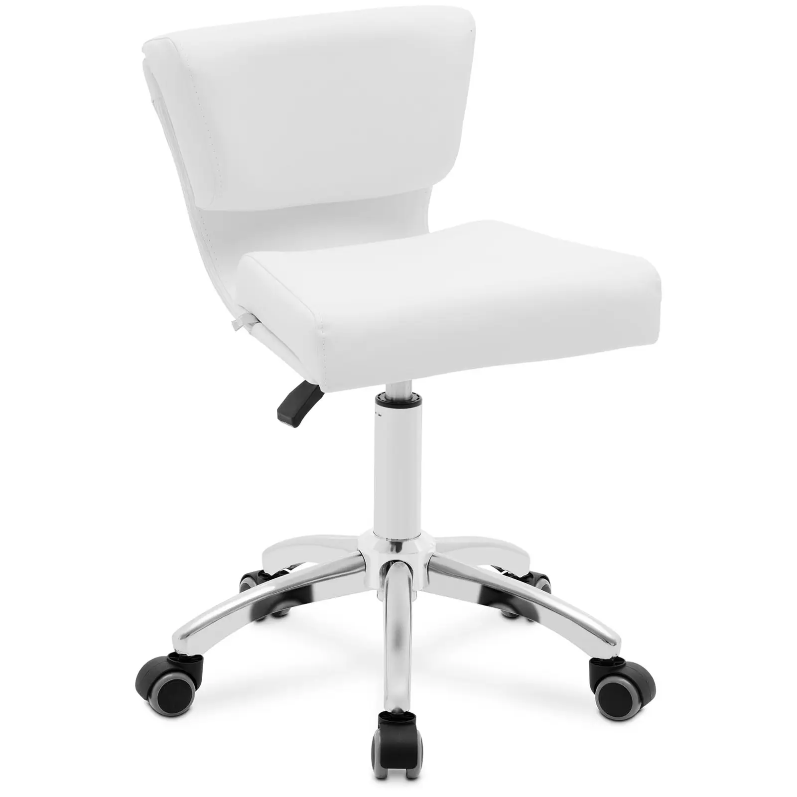 Cadeira para salão de beleza - 47 - 61 cm - 150 kg - branco
