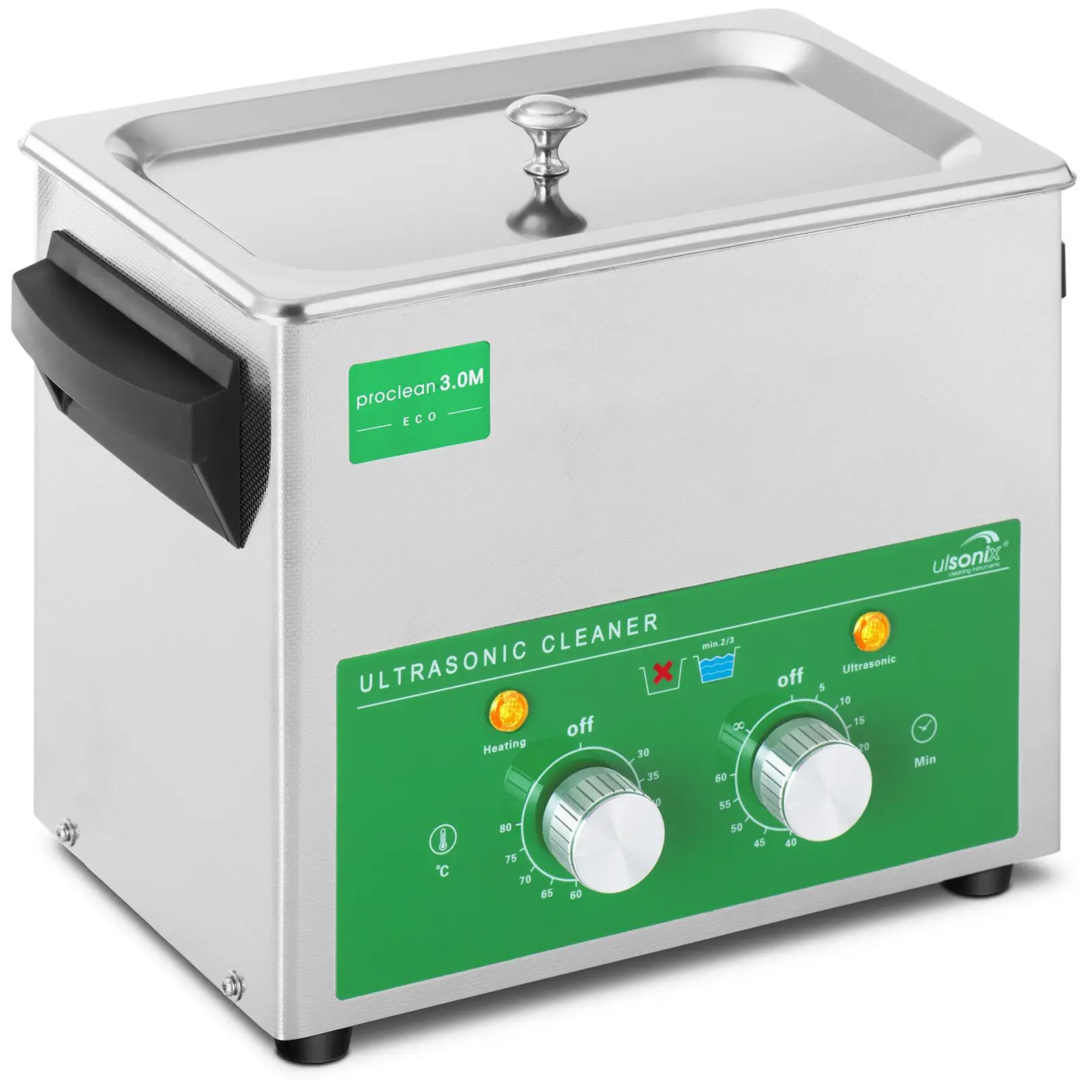 Factory second Ultrasonic Cleaner - 3 Litres - 80 W - Basic Eco