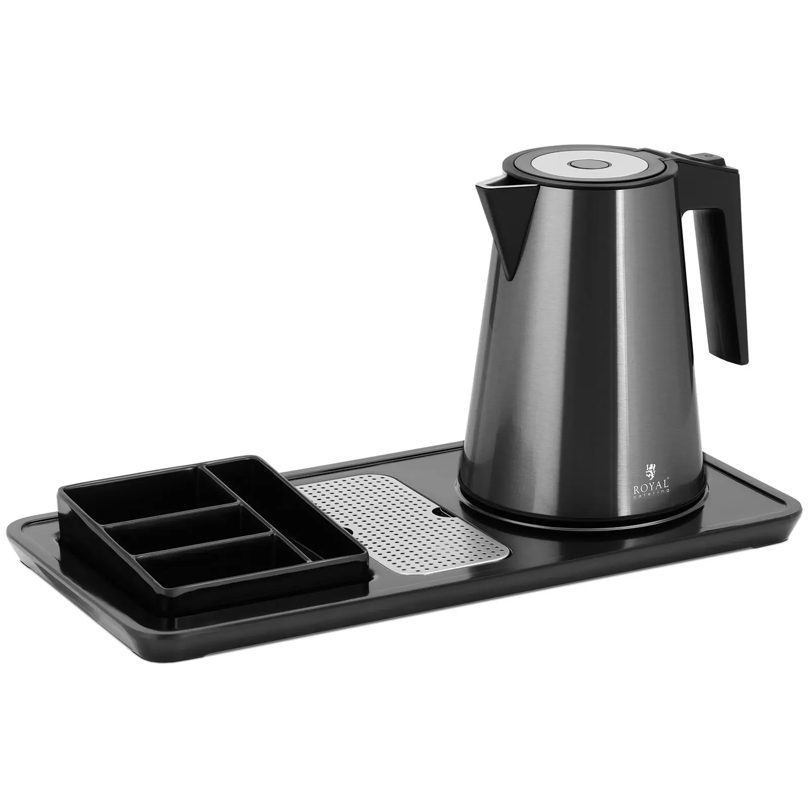 Rýchlovarná kanvica - stanica na kávu a čaj -1,2 l - 1800 W - čierna 