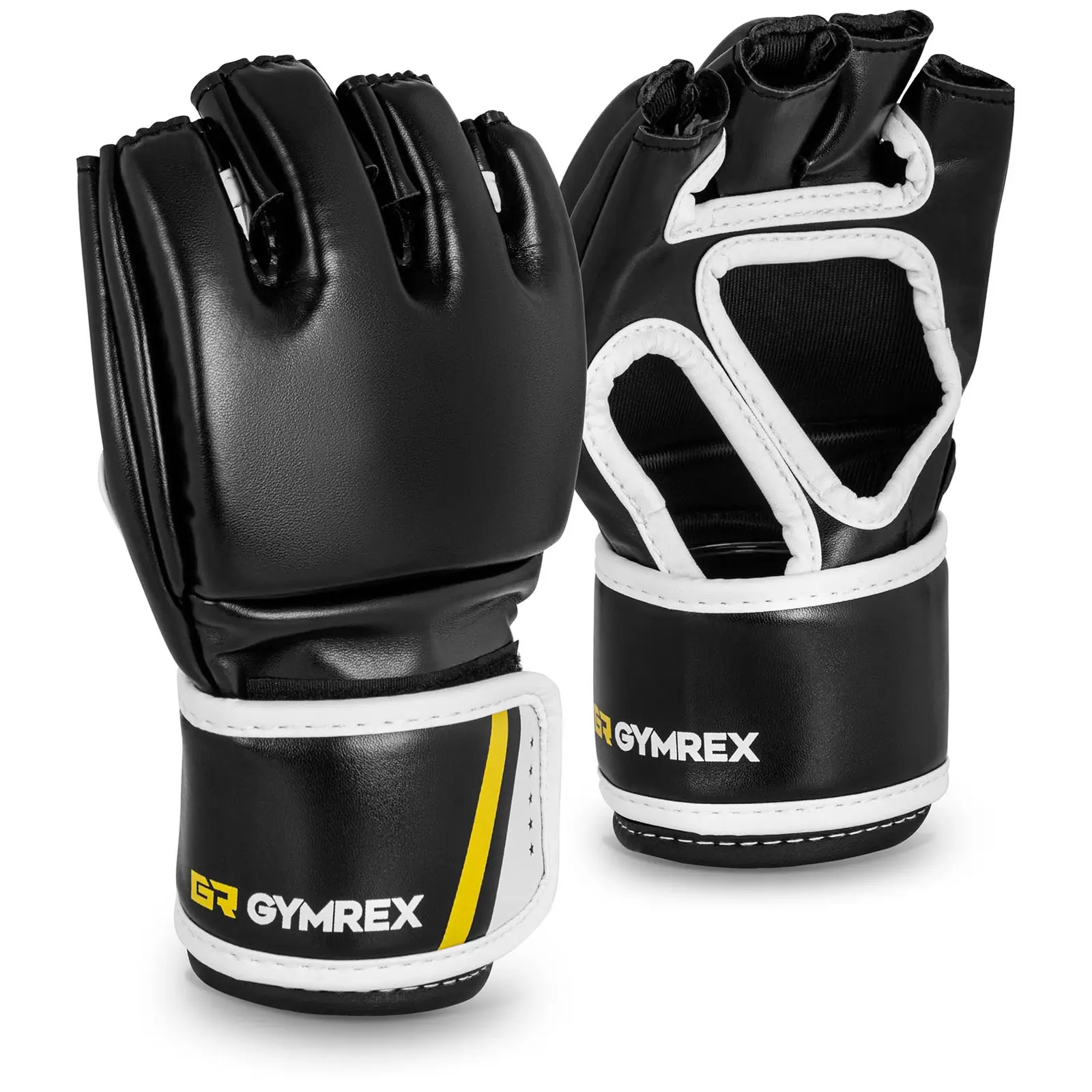 MMA-hansker - størrelse L/XL - sort/rød - uten tomler