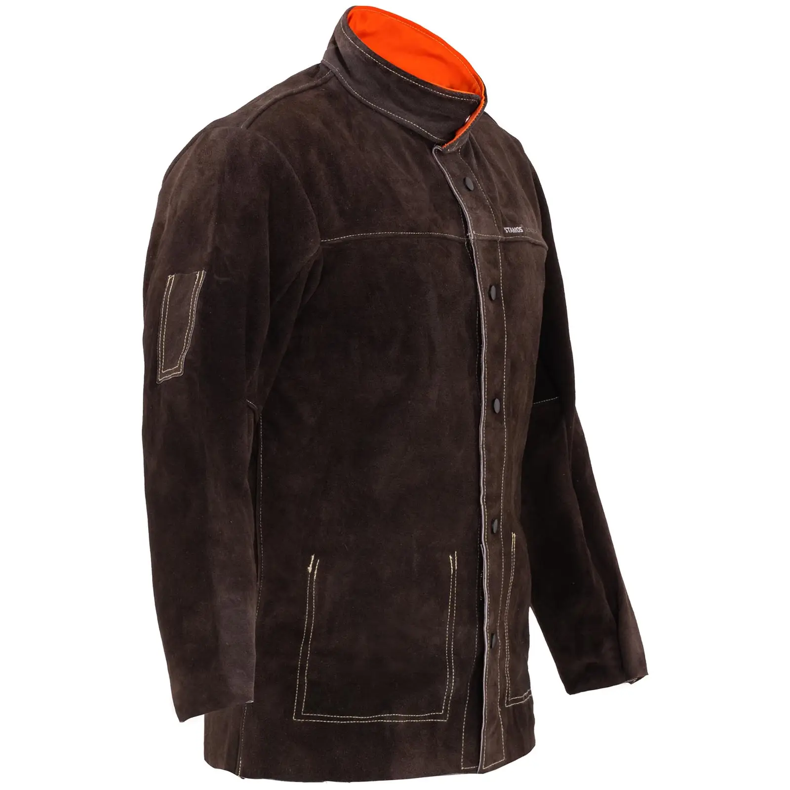Zváračská bunda z teľacej štiepanej kože - veľkosť XL