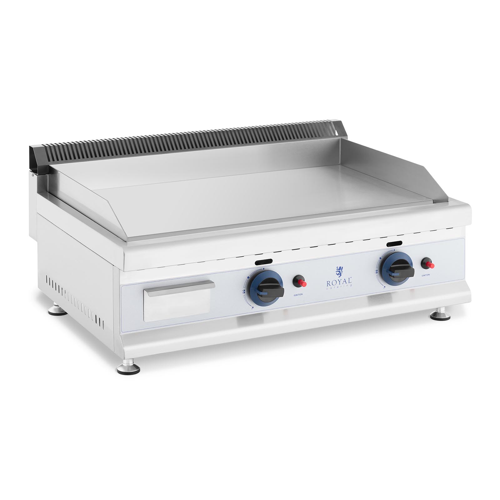 Factory second Gas Griddle - 74.5 x 40 cm - smooth - 2 x 3,100 W - Natural gas - 20 mbar