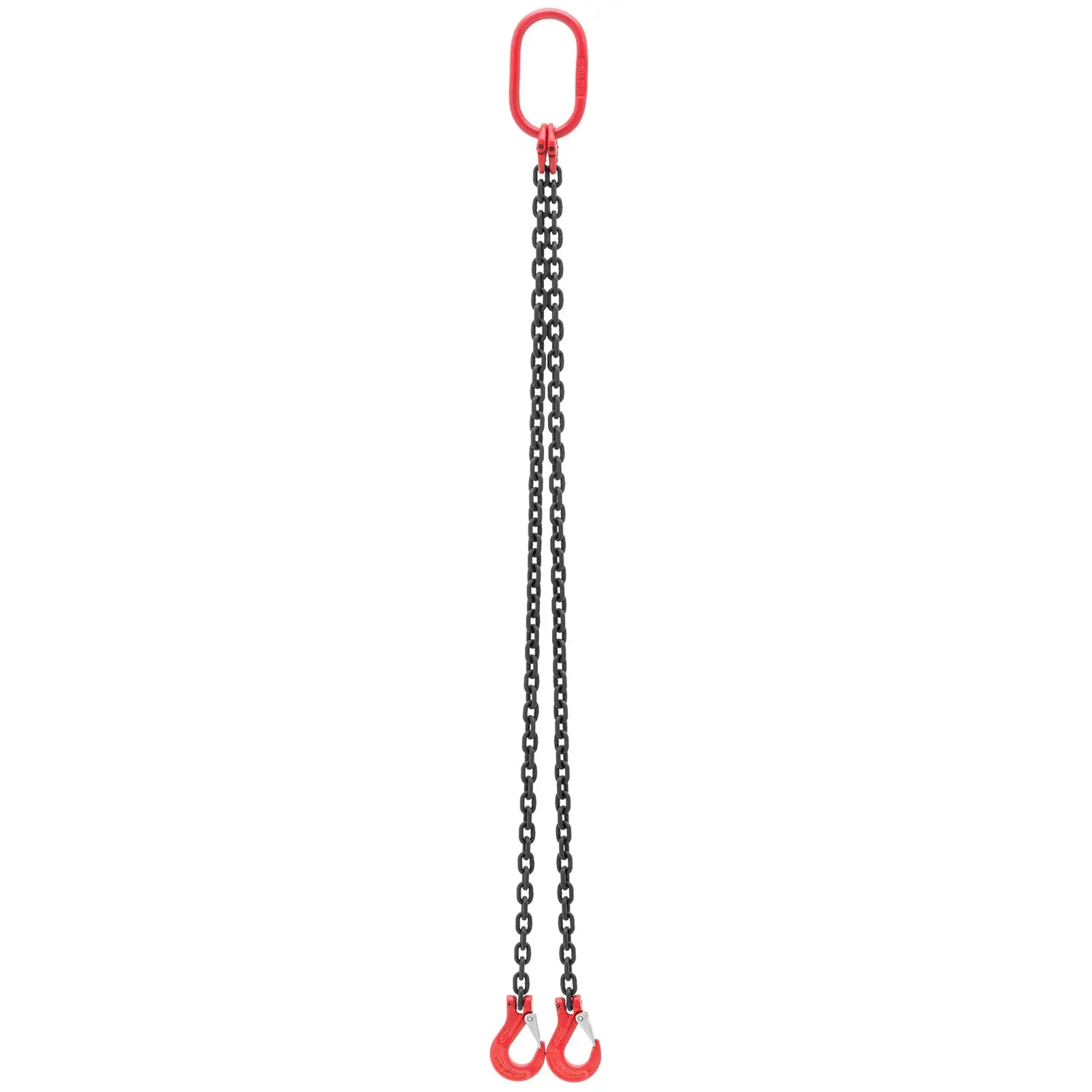 Linga de corrente - 1600 kg - 2 x 1 m - preto/vermelho