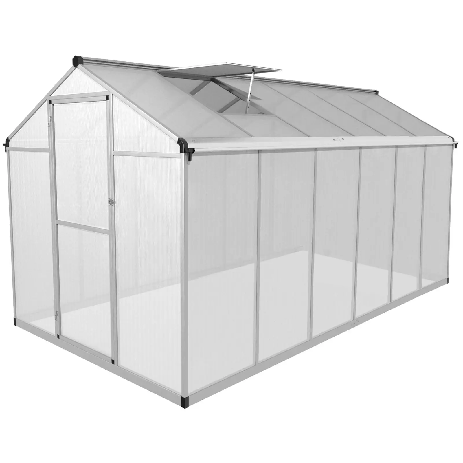 Greenhouse - 362 x 190 x 195 cm - polycarbonate + aluminium