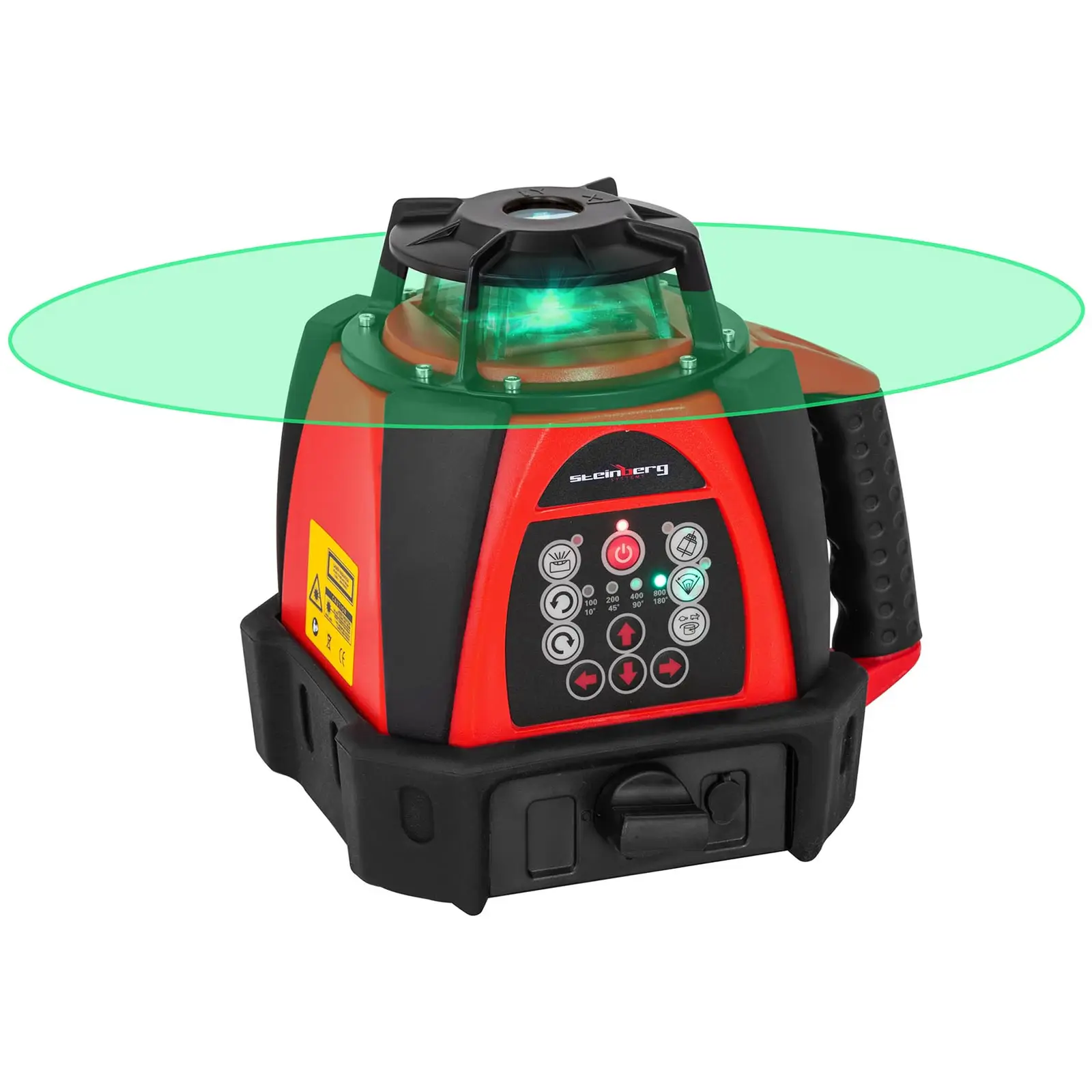 Rotačný laser - zelený - Ø 500 m - samonivelačný