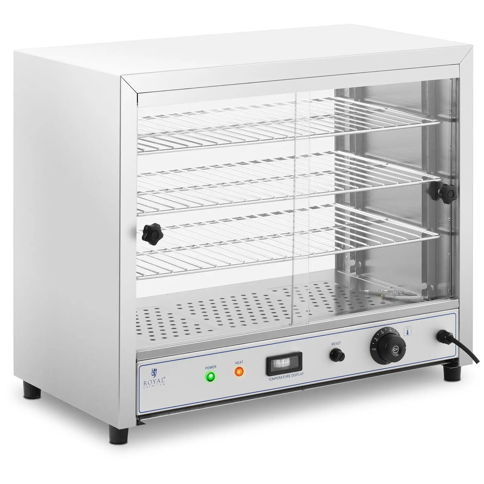 Factory second Hot Food Display - 54 cm - Royal Catering - 1,000 W - 3 racks