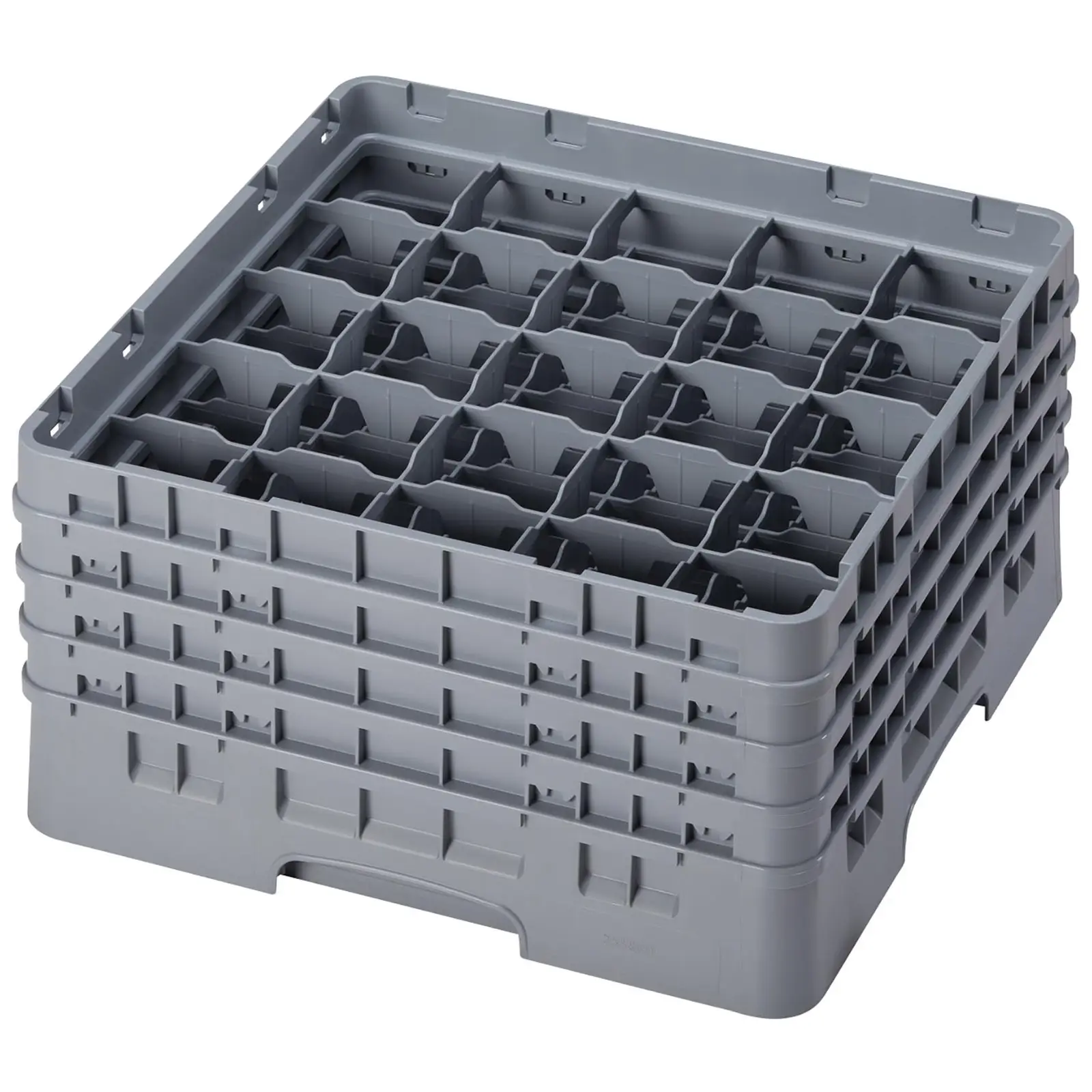 Glass Rack - 25 compartments - 50 x 50 x 22,5 cm - glass height: 19,6 cm