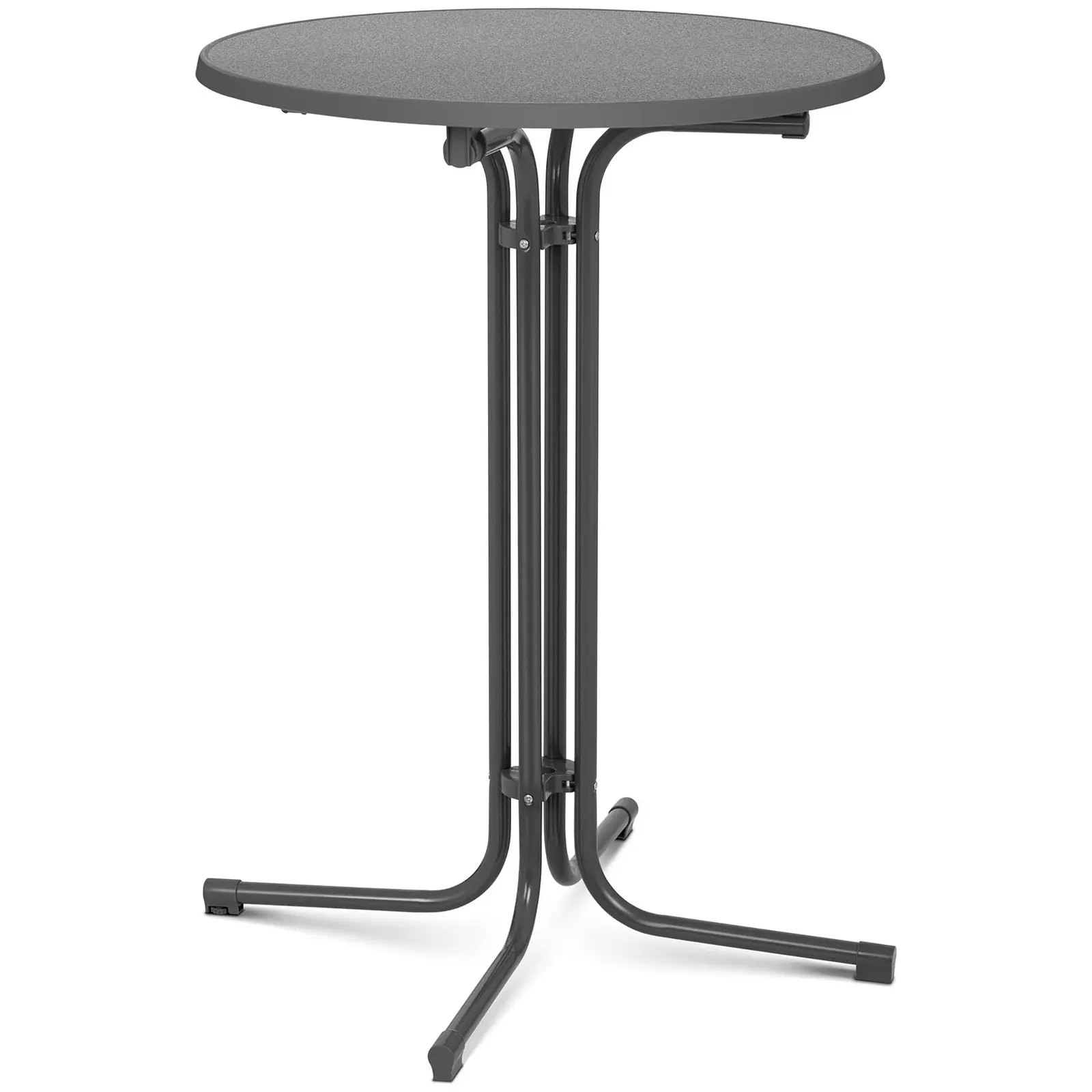 Factory second High Top Bar Table - Ø 80 cm - folding - grey