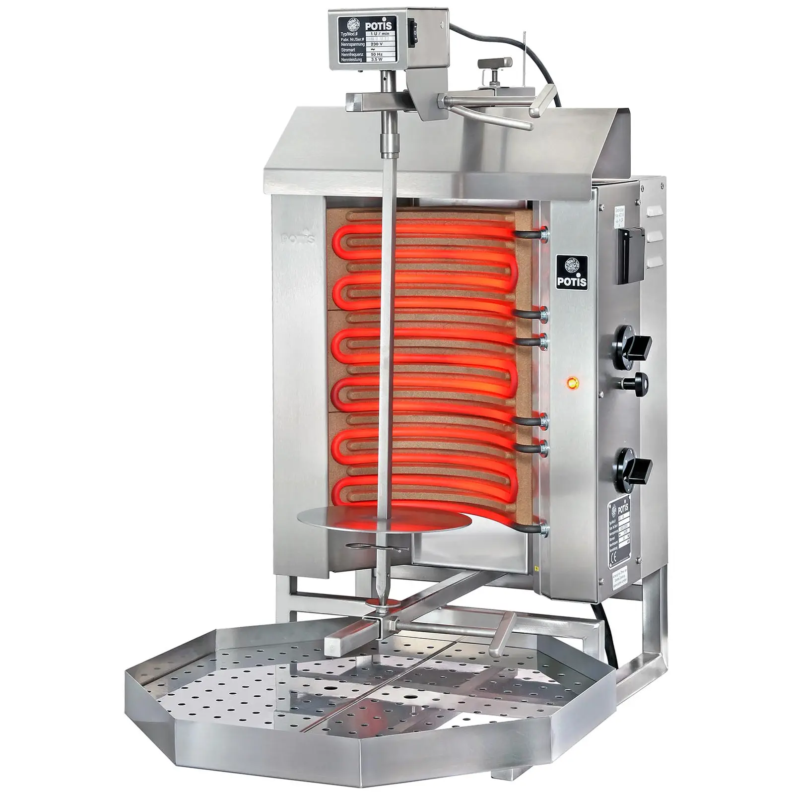 Factory second Kebab Grill - 4500 W - up to 15 kg of meat