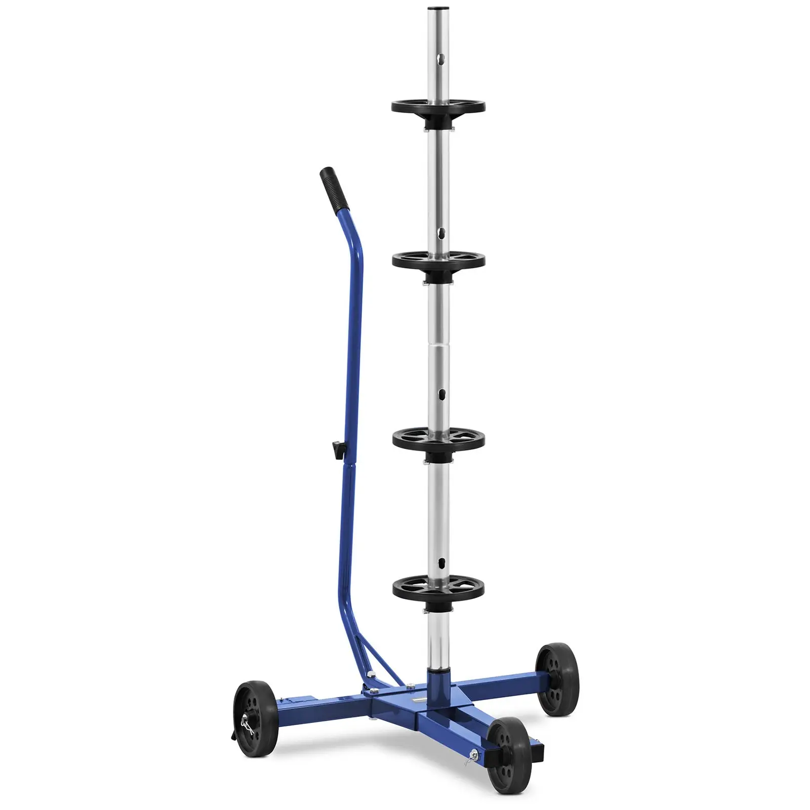Factory second Tyre Stand - mobile - with brake - 100 kg - for 4 tyres