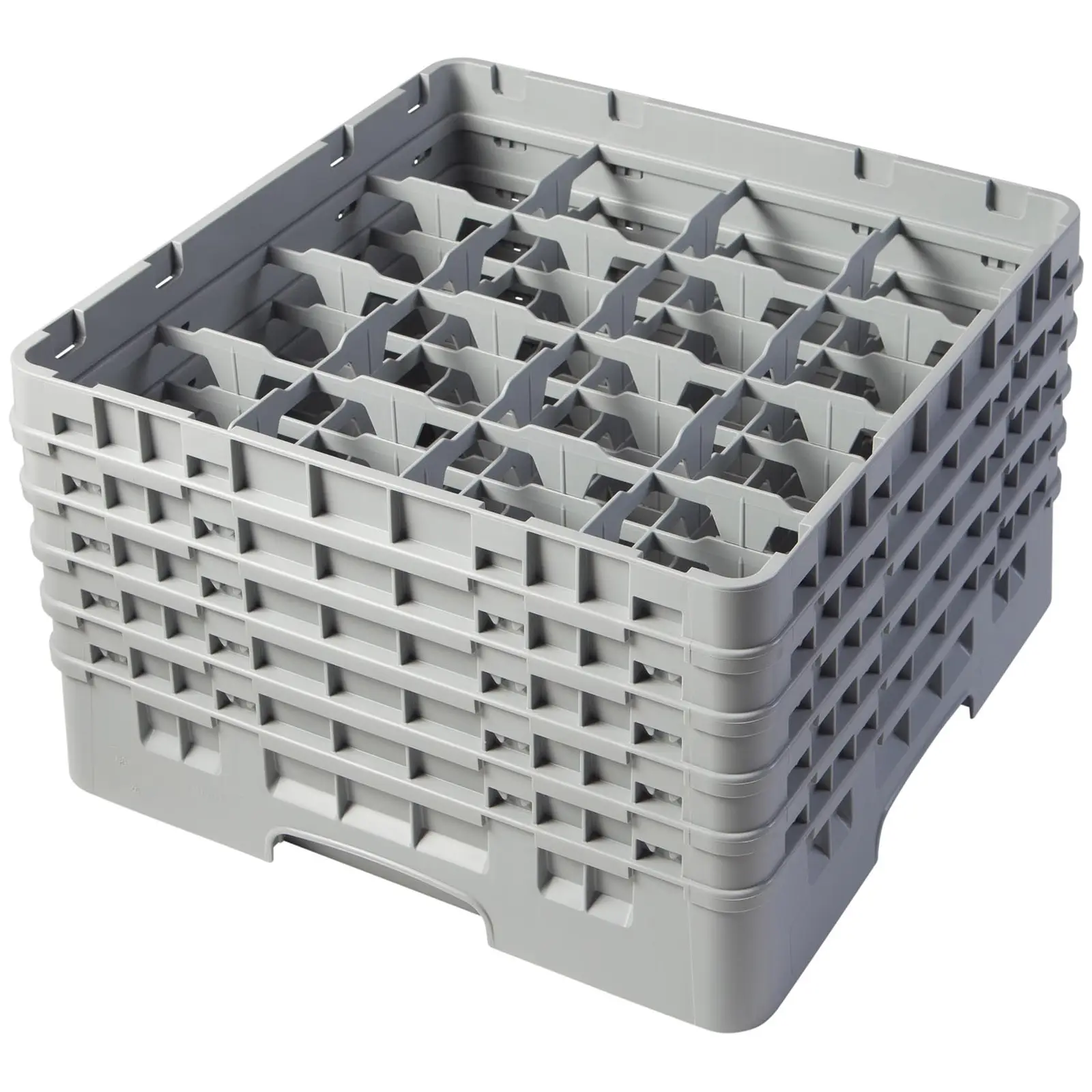 Glass Rack - 16 compartments - 50 x 50 x 30,8 cm - glass height: 25,7 cm