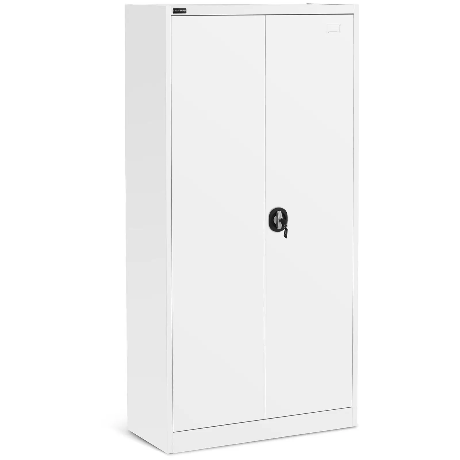 Metal Cabinet - 180 cm - 4 shelves - white
