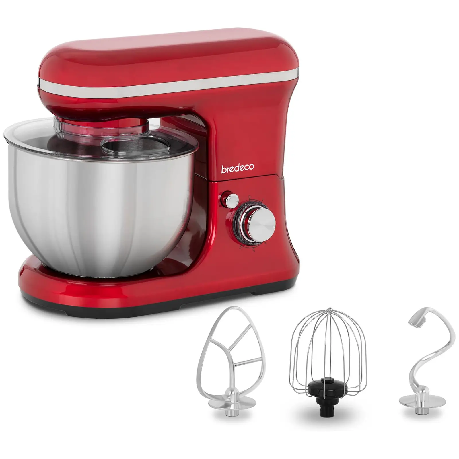 Factory second Stand Mixer 1,200 W - planetary mixer - 5 L - timeless red