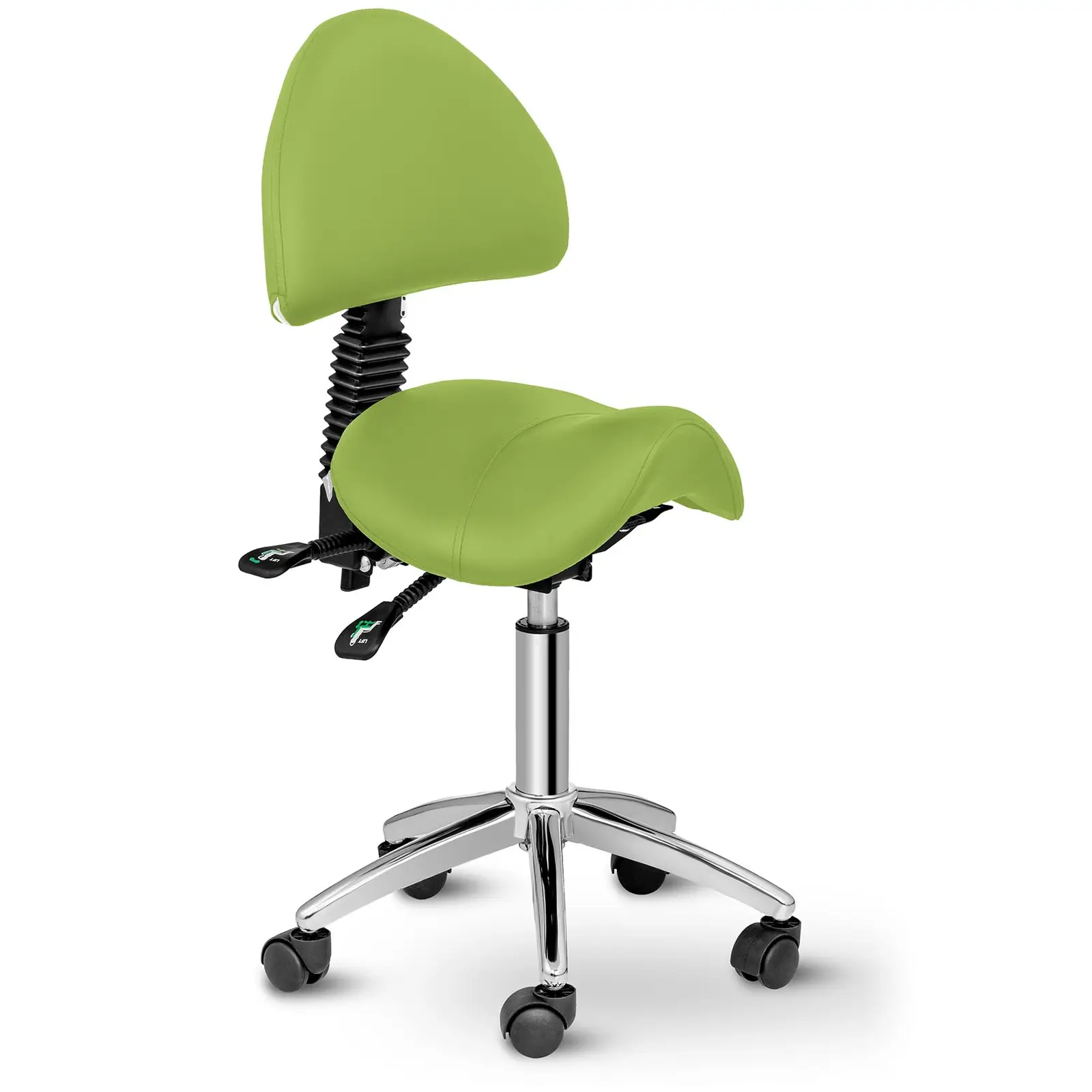 Cadeira sela - 550-690 mm - 150 kg - Verde claro