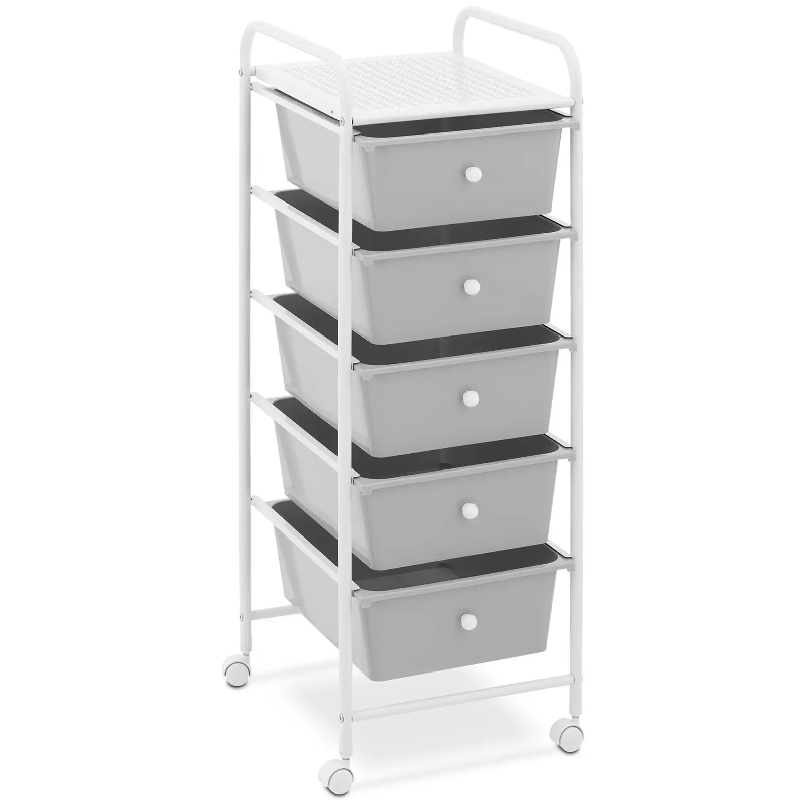 Salon Trolley - 5 drawers - grey