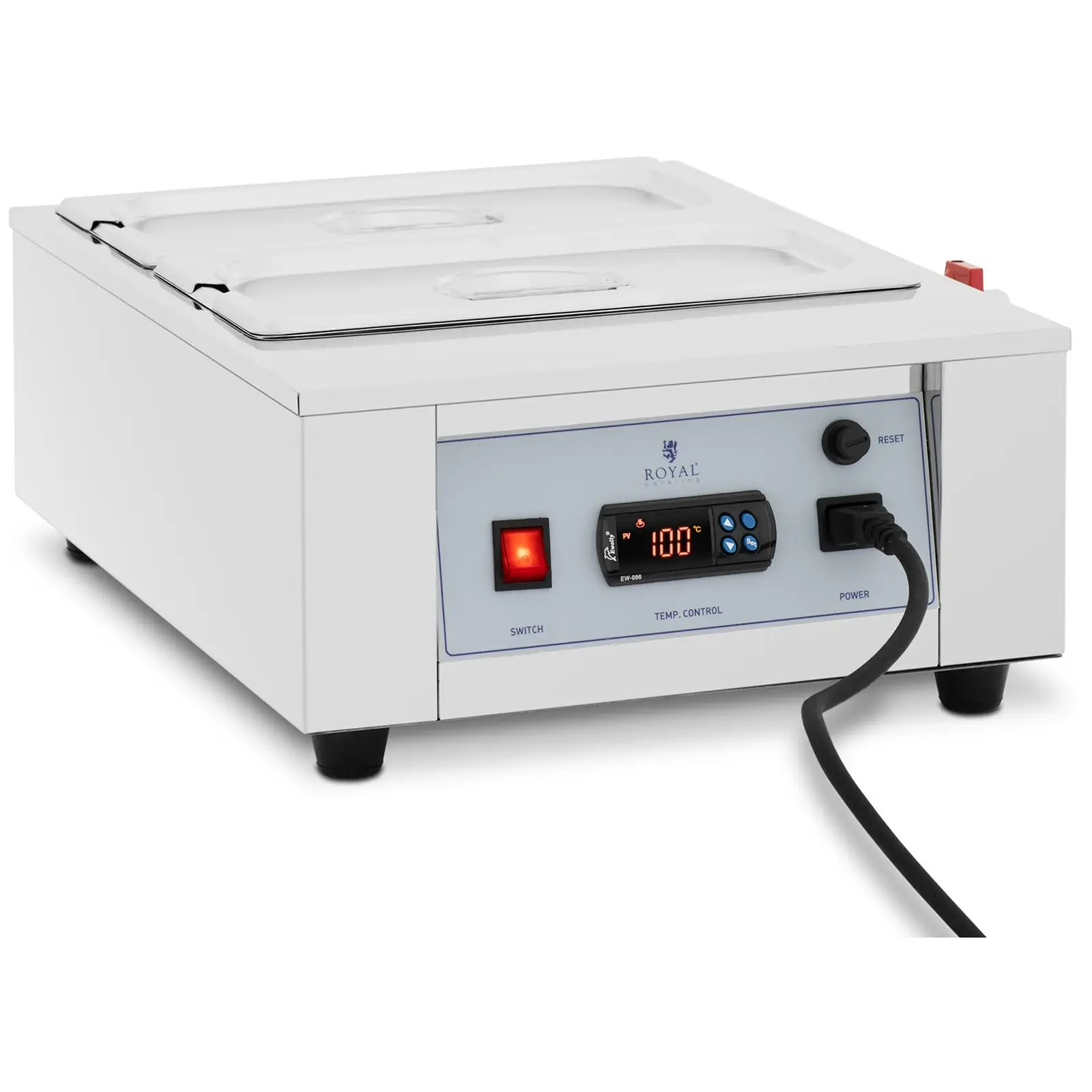 Chocolate Melter - 2 x 3.2 l - up to 412 °C - Royal Catering