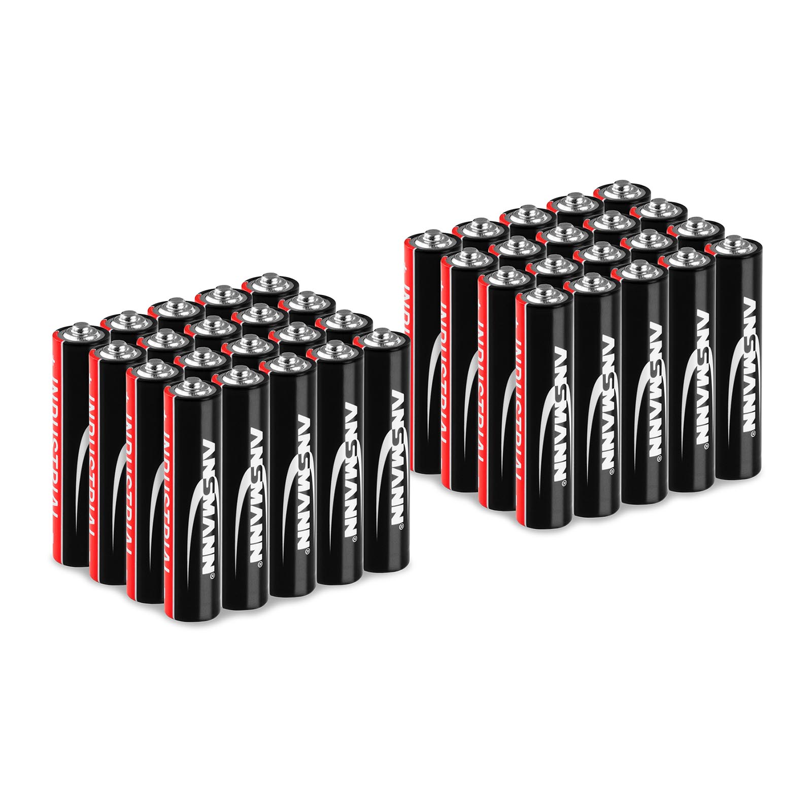 Set of 40 x Micro AAA LR03 - Ansmann INDUSTRIAL Alkaline Batteries - 1.5 V