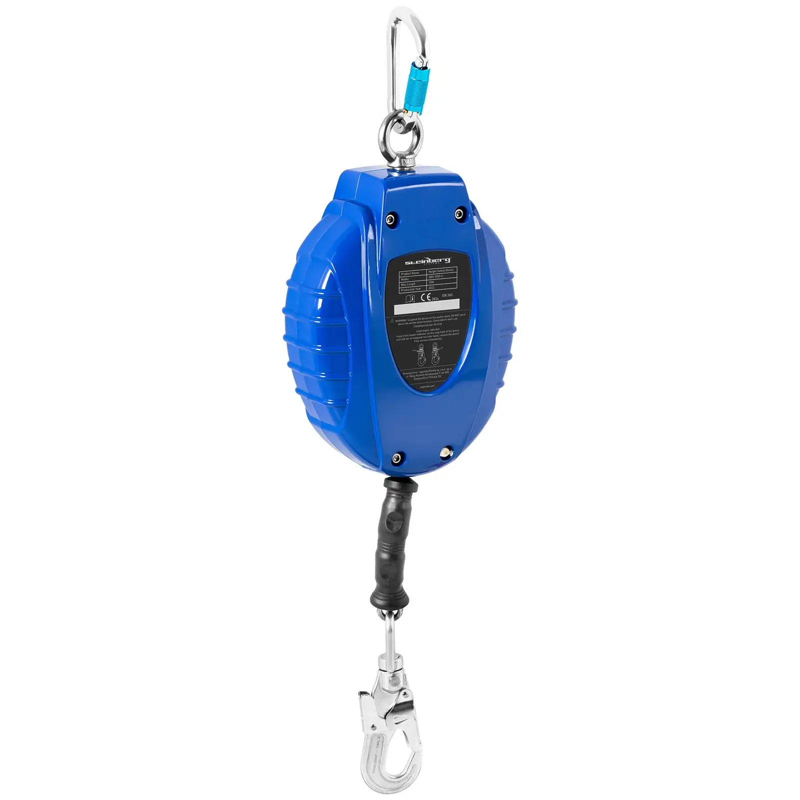 Retractable Lanyard - 100 kg - 15 m - impact force 4.2 kN
