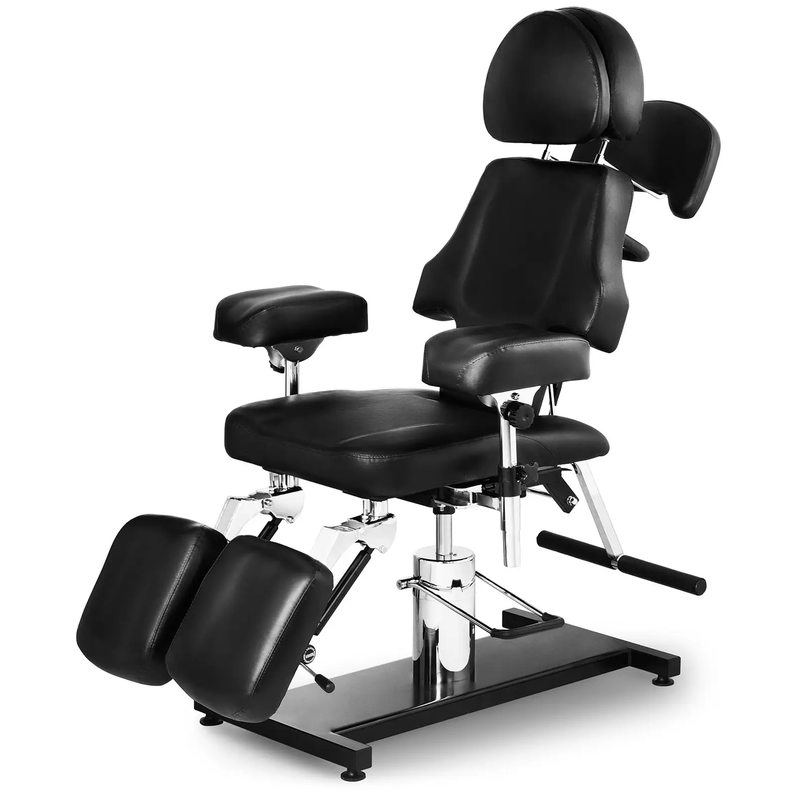 Tattoo Chair - 202 x 127 x 166.5 cm - 200 kg - Black