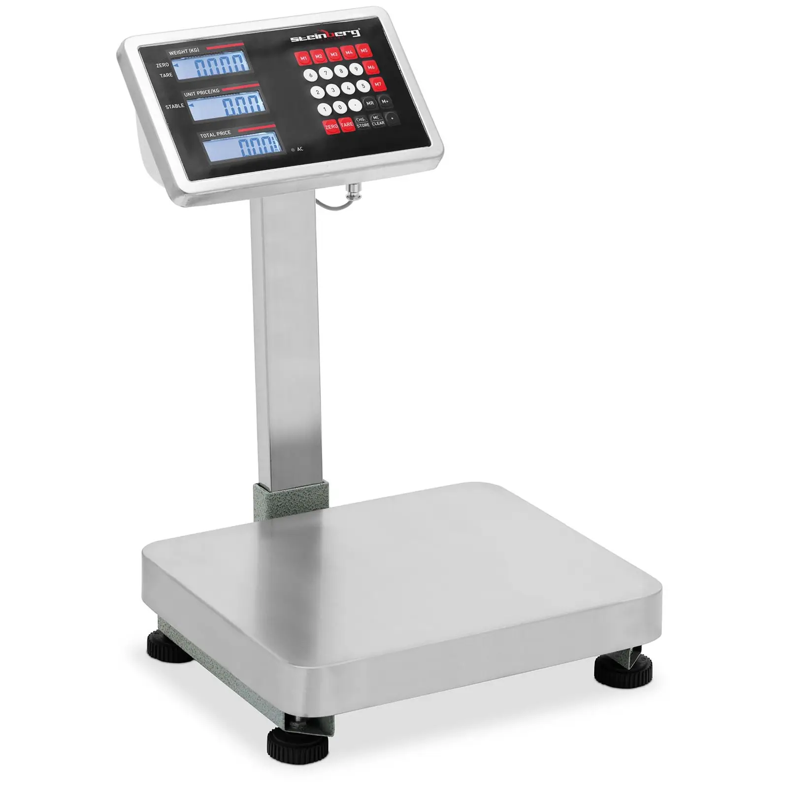 Balança de controlo - 60 kg / 0,005 kg - 290 x 340 x 92 mm - kg - LCD