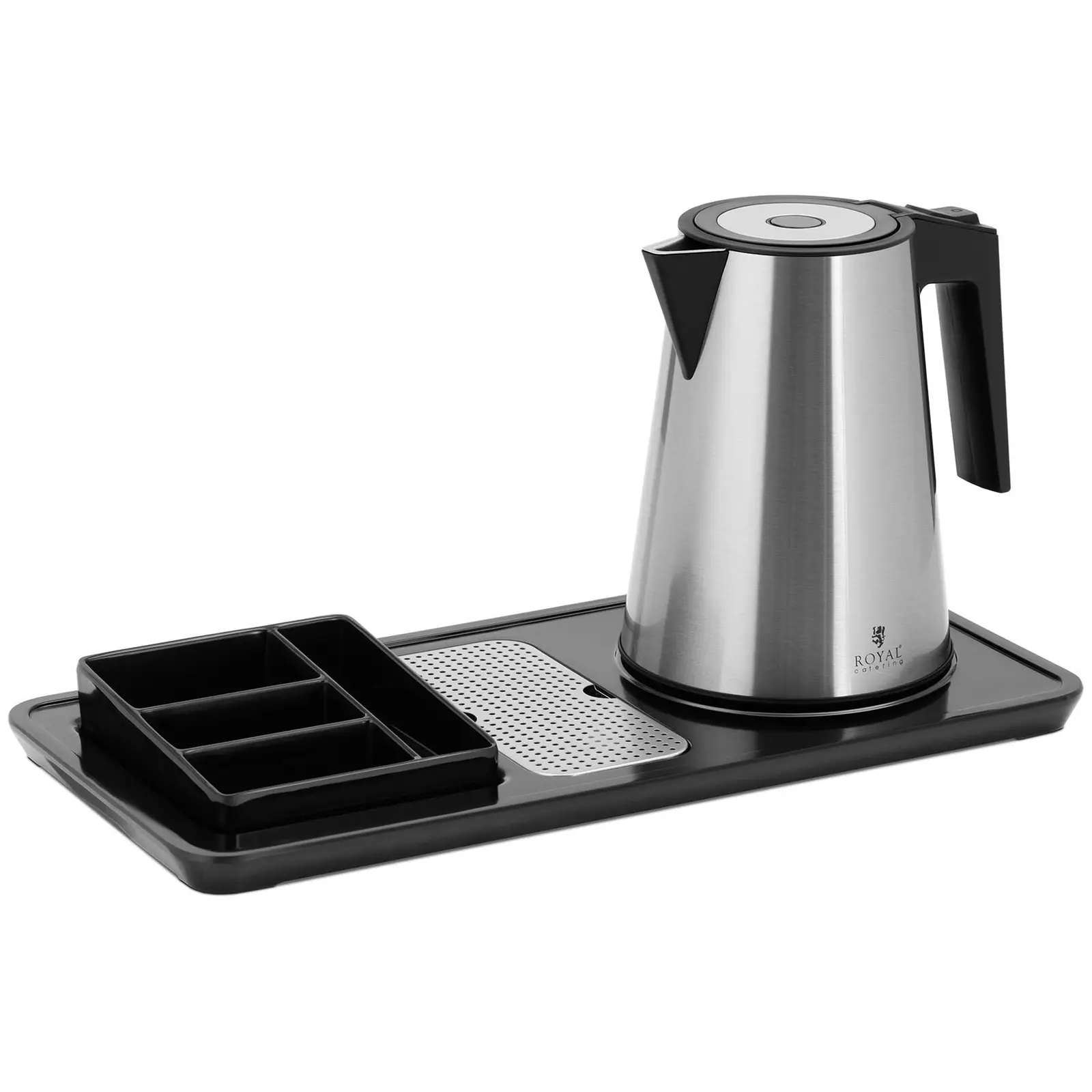 Kettle - Coffee and tea station - 1.2 L - 1800 W - silver - Royal Catering