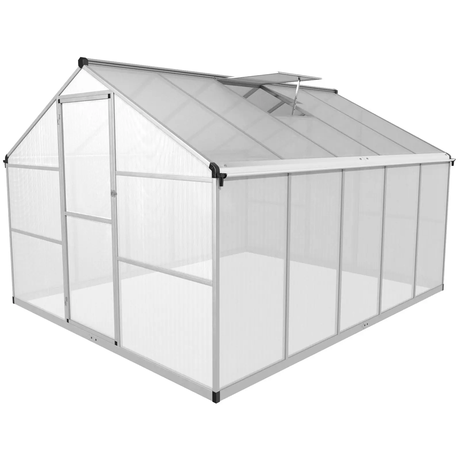 Greenhouse - 310 x 250 x 195 cm - polycarbonate + aluminium