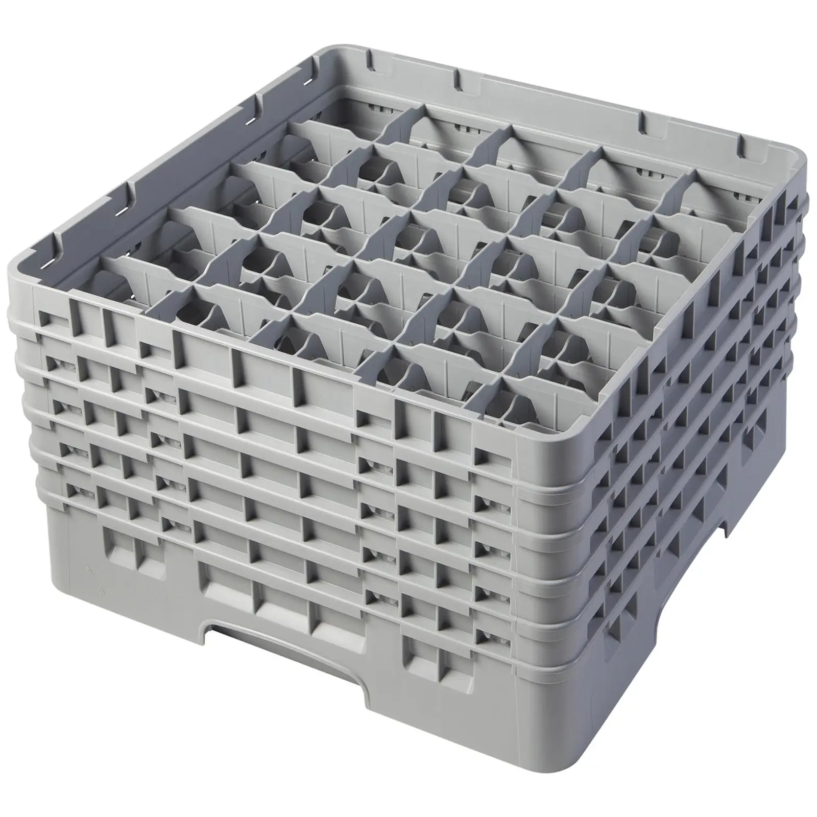 Glass Rack - 25 compartments - 50 x 50 x 26,7 cm - glass height: 23,8 cm