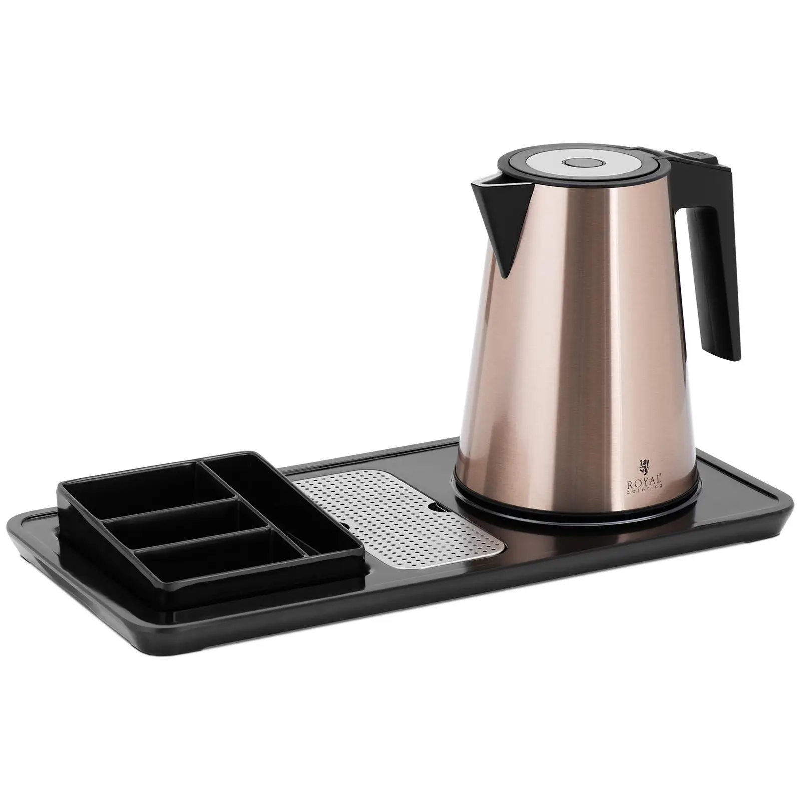 Kettle - Coffee and tea station - 1.2 L - 1800 W - golden - Royal Catering