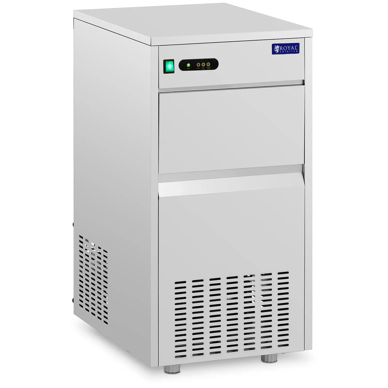 Ice Maker Machine - 25 kg/24 h - 7 kg capacity - 240 W - Stainless steel - Royal Catering
