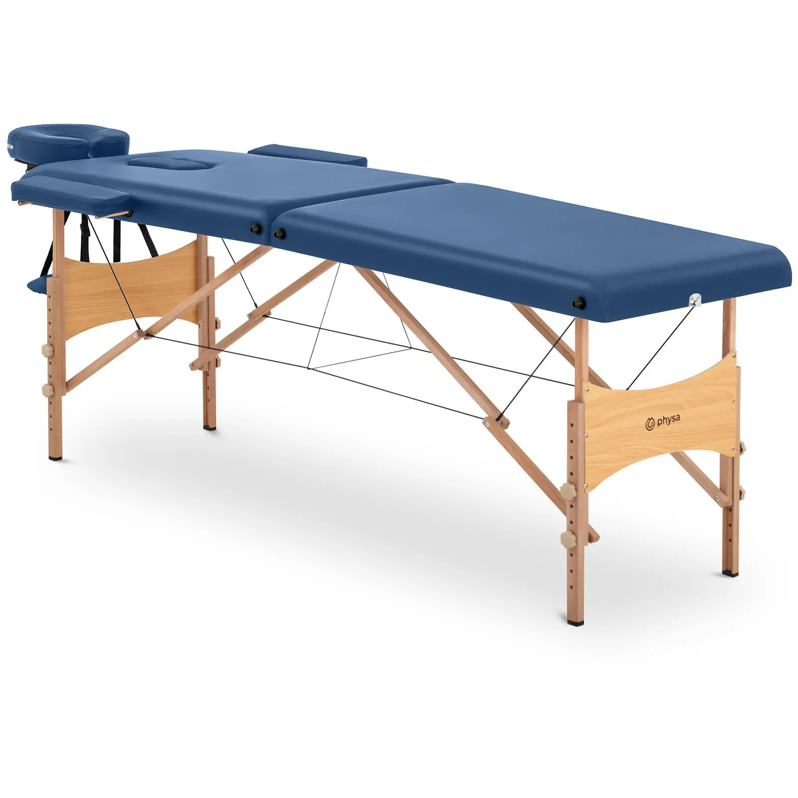 Folding Massage Table - 185 x 60 x 63-86 cm - 227 kg - Blue