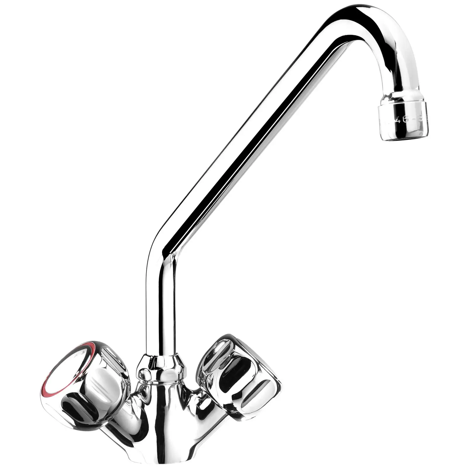 sink tap - mixer tap - chrome-plated brass - 250 mm-long tap