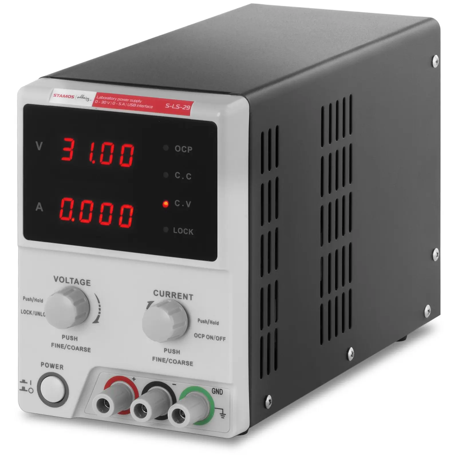 Laboratórny zdroj - 0 – 30 V - 0 – 5 A DC - 250 W - USB