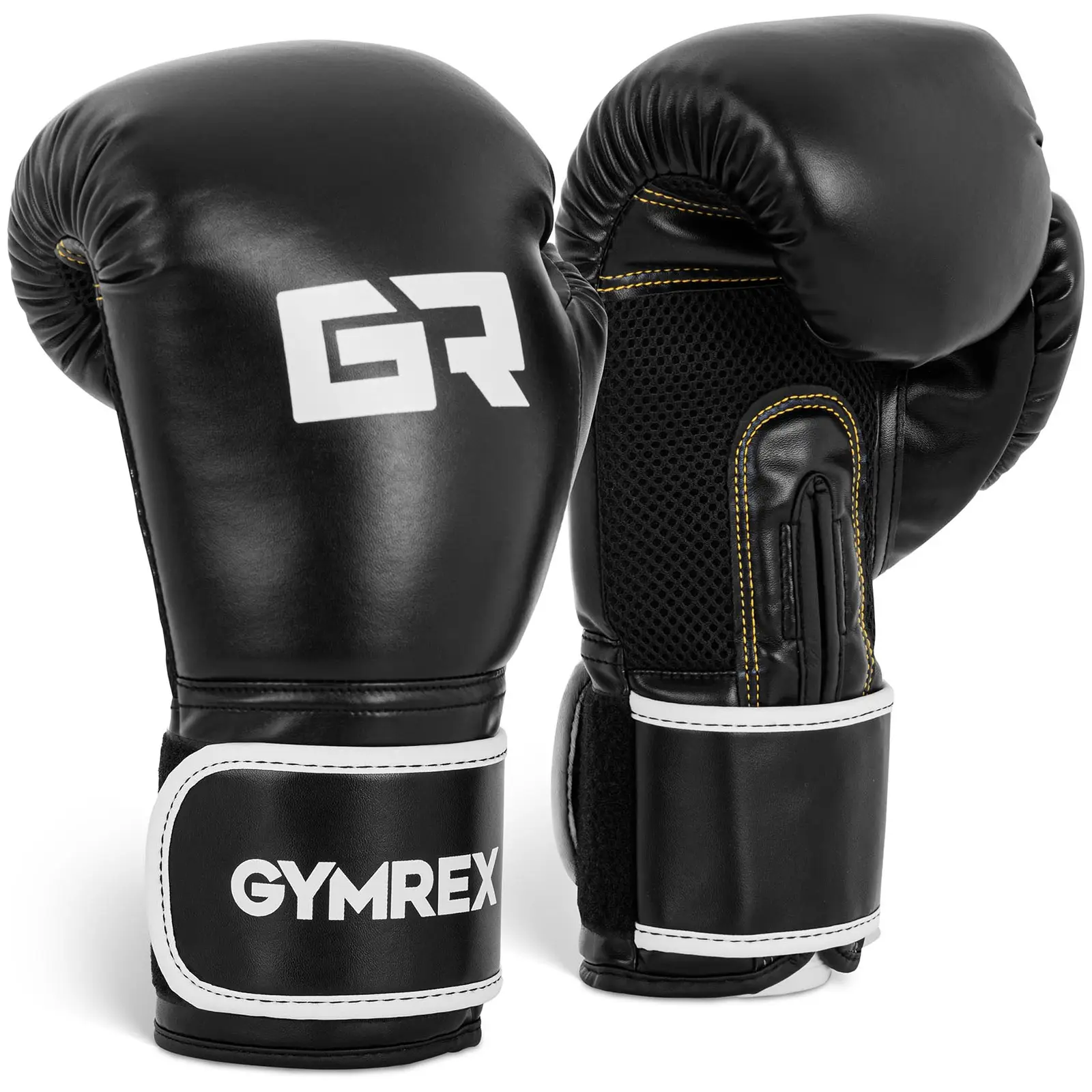 Boxerské rukavice - 12 oz - sieťovina vo vnútri - čierne