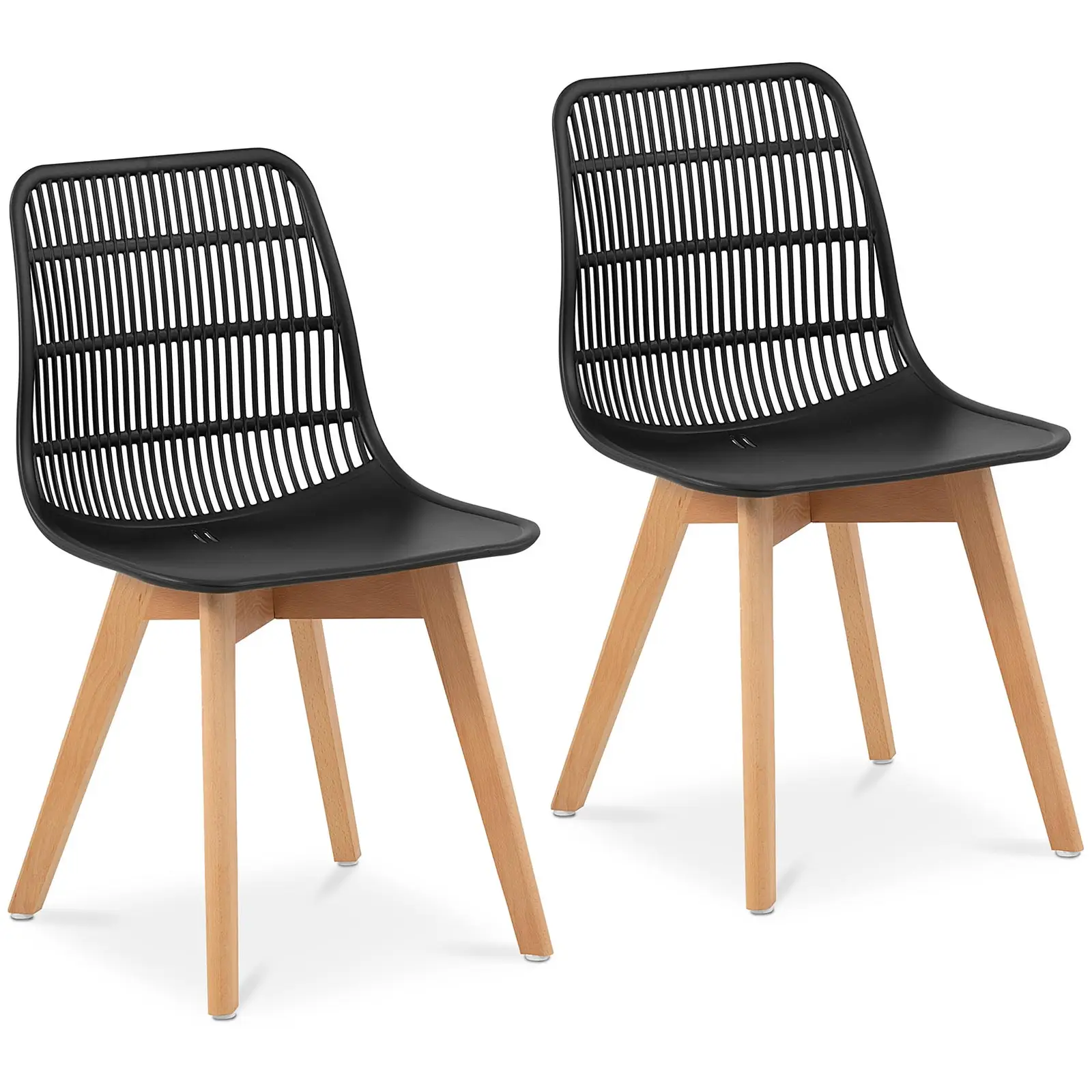 Chair - set of 2 - up to 150 kg - seat area 460x460x450 mm - 