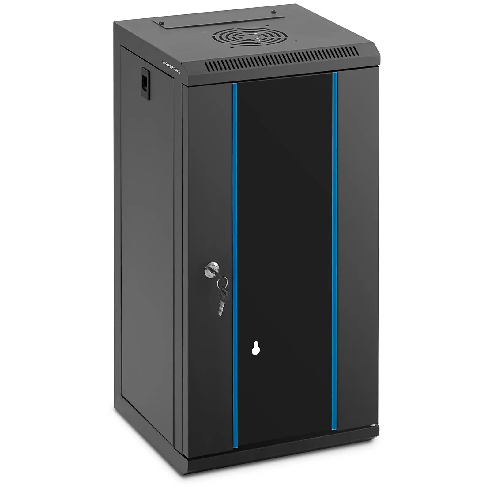Factory second Server Rack - 10 inches - 12 U - lockable - up to 60 kg - Black